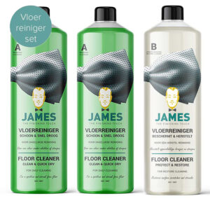 James 2 stuks Schoon & snel droog +1 stuks Beschermt & Herstelt (3 x 1L)