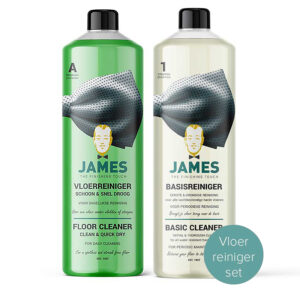 James Schoon & snel droog + Basis reiniger (2 x 1L)